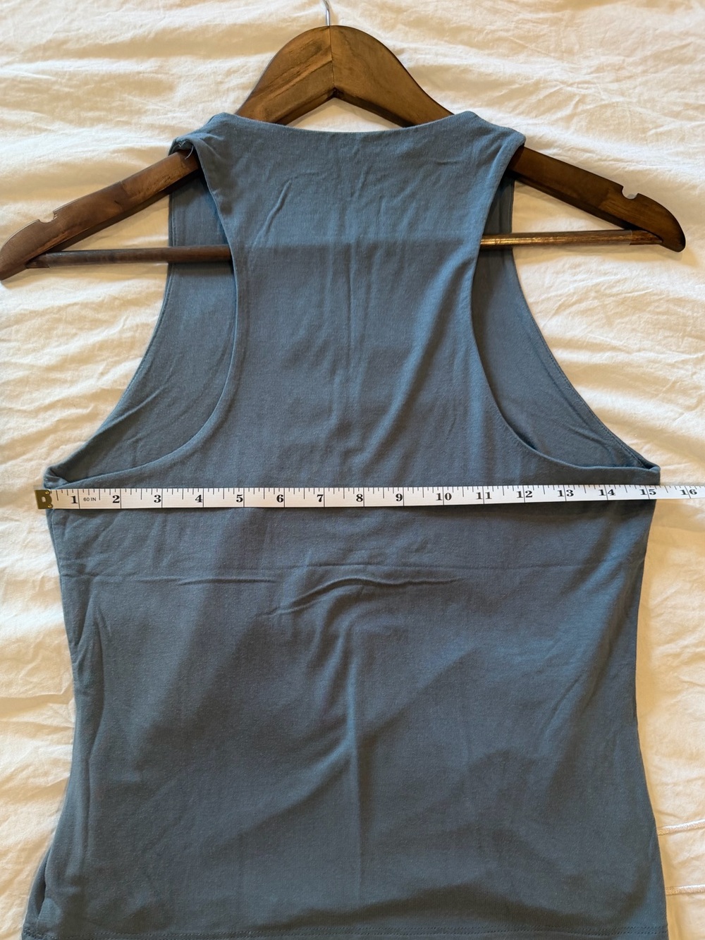 bohme Slate Blue Ribbed Tank Top - Picture 4 of 5